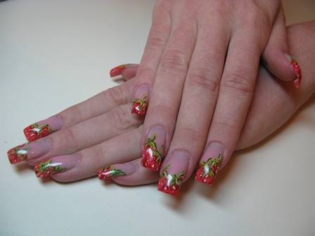 роспись ногтей