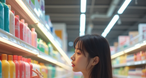 Шампуні без сульфатів: міфи та реальність. Який обрати для вашого типу волосся? Дівчина вибирає шампунь у магазині