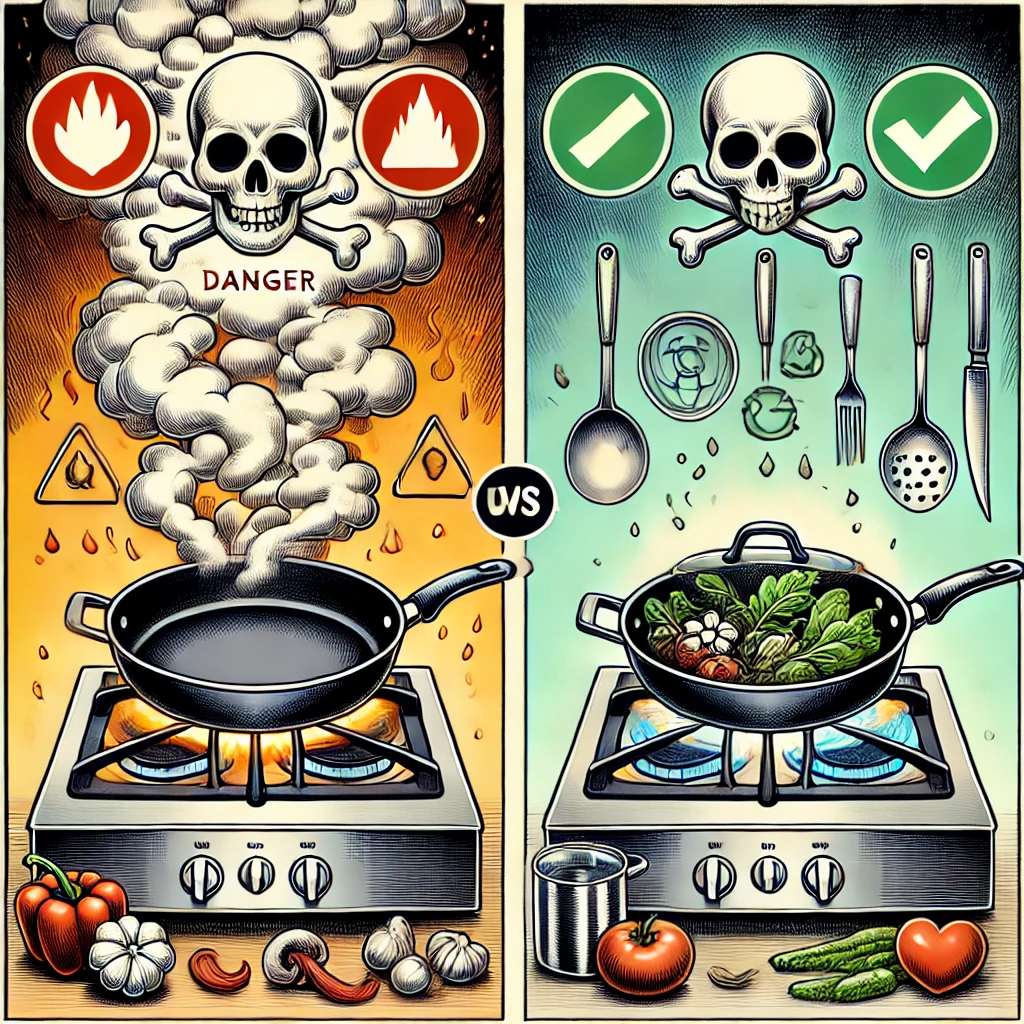 Тефлоновая посуда и «тефлоновый грипп»: вред или польза? Тефлоновая посуда и «тефлоновый грипп»: вред или польза?